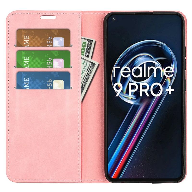 Case Für Realme 9 Pro Plus Standfunktion Aus Kunstleder