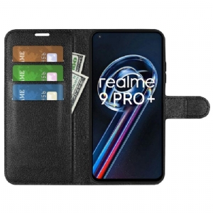 Flip Case Für Realme 9 Pro Plus Brieftasche Leder-stil