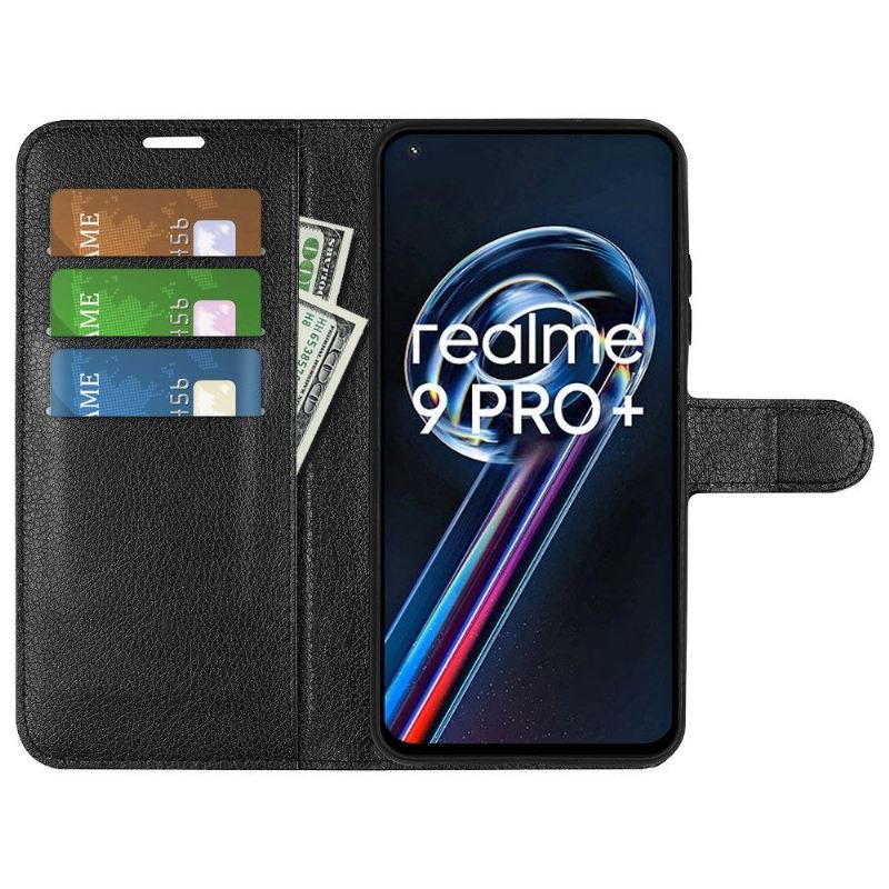 Flip Case Für Realme 9 Pro Plus Brieftasche Leder-stil