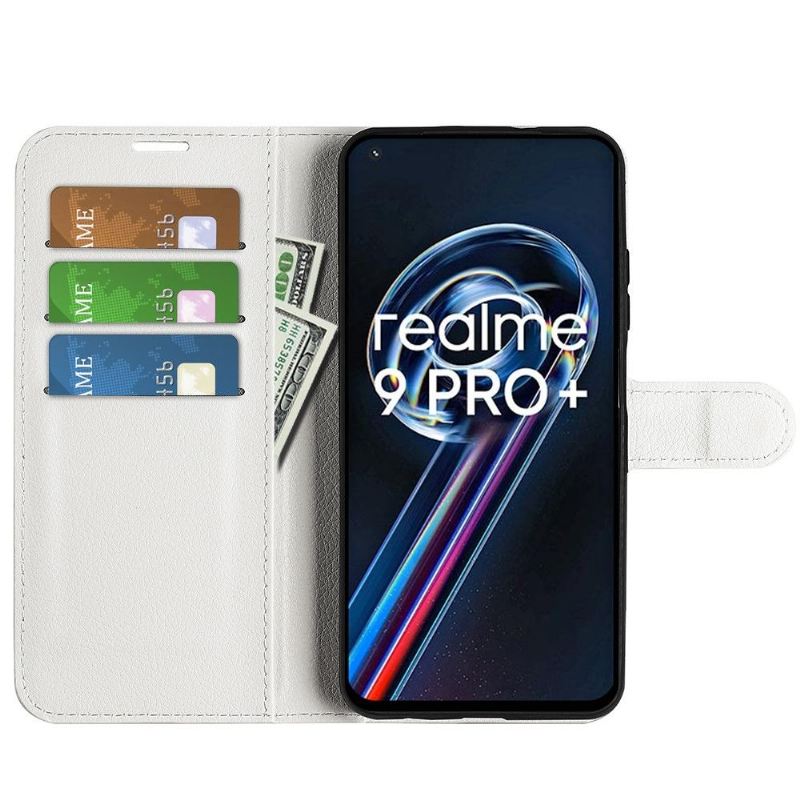 Flip Case Für Realme 9 Pro Plus Brieftasche Leder-stil