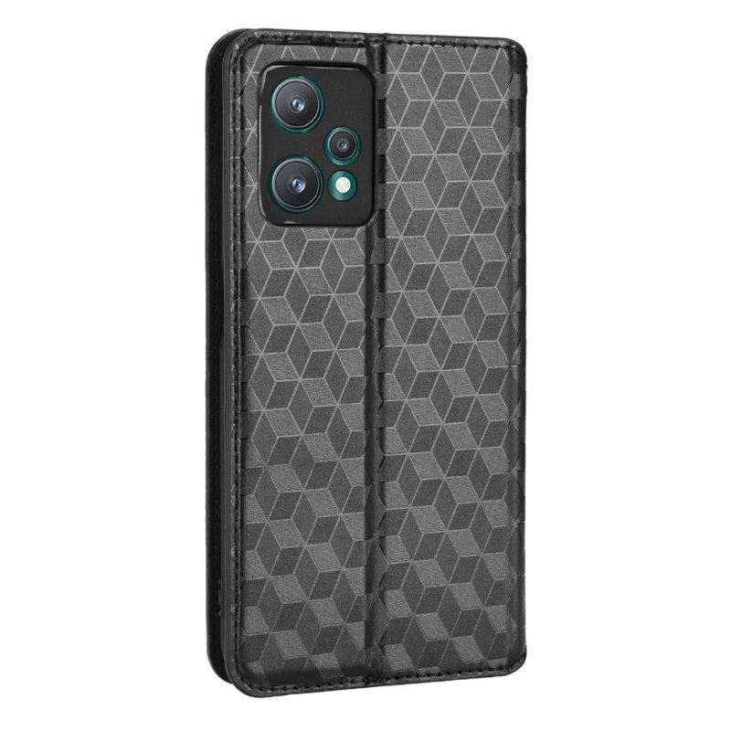 Flip Case Für Realme 9 Pro Plus Flip Case Konstruktionsgeometrie