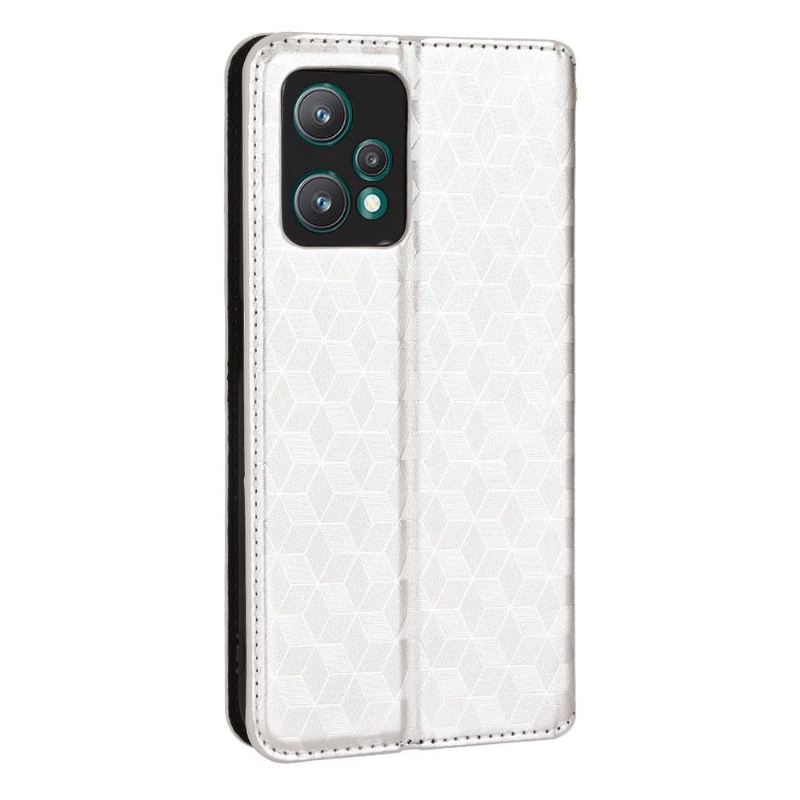 Flip Case Für Realme 9 Pro Plus Flip Case Konstruktionsgeometrie