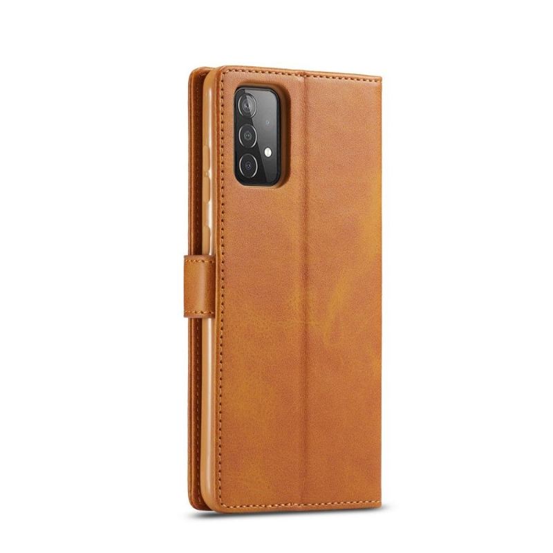 Case Für Samsung Galaxy A72 4G / A72 5G Flip Case Ledereffekt Lc.imeeke