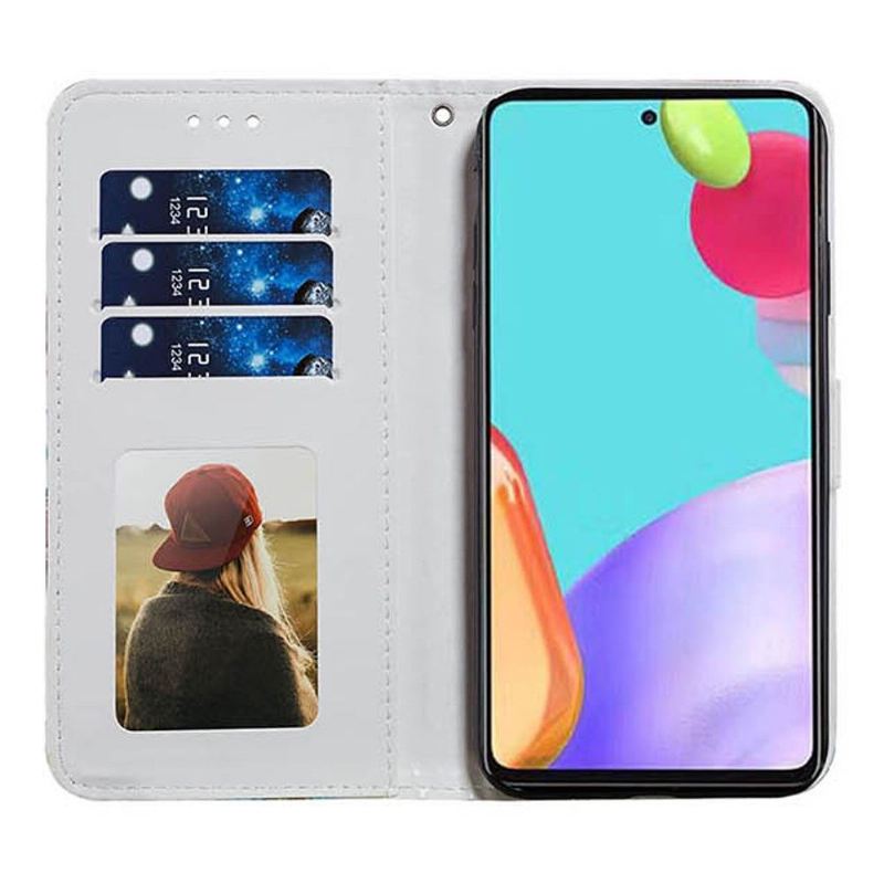 Flip Case Für Samsung Galaxy A72 4G / A72 5G Ananas