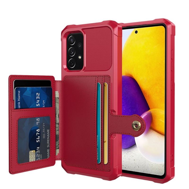 Flip Case Für Samsung Galaxy A72 4G / A72 5G Karteninhaber Schützen