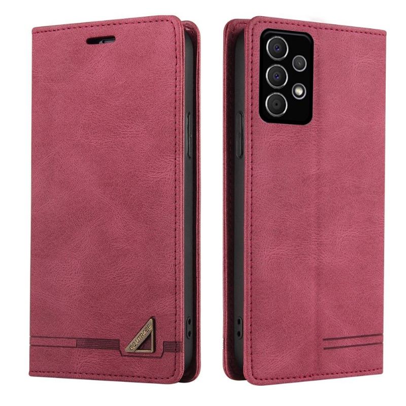 Flip Case Für Samsung Galaxy A72 4G / A72 5G Klassisches Retro-kunstleder