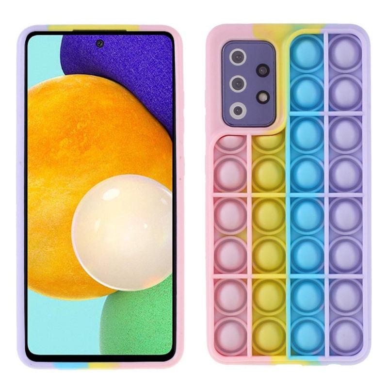 Hülle Für Samsung Galaxy A72 4G / A72 5G Pop It Fidget Spielzeug - Mehrfarbig