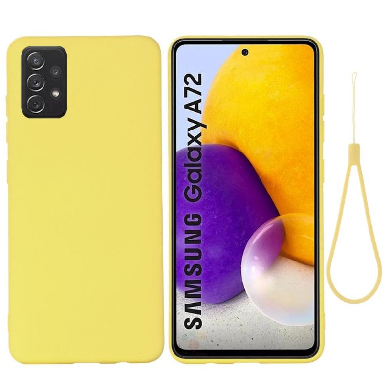 Hülle Für Samsung Galaxy A72 4G / A72 5G Puro Silikonflüssigkeit