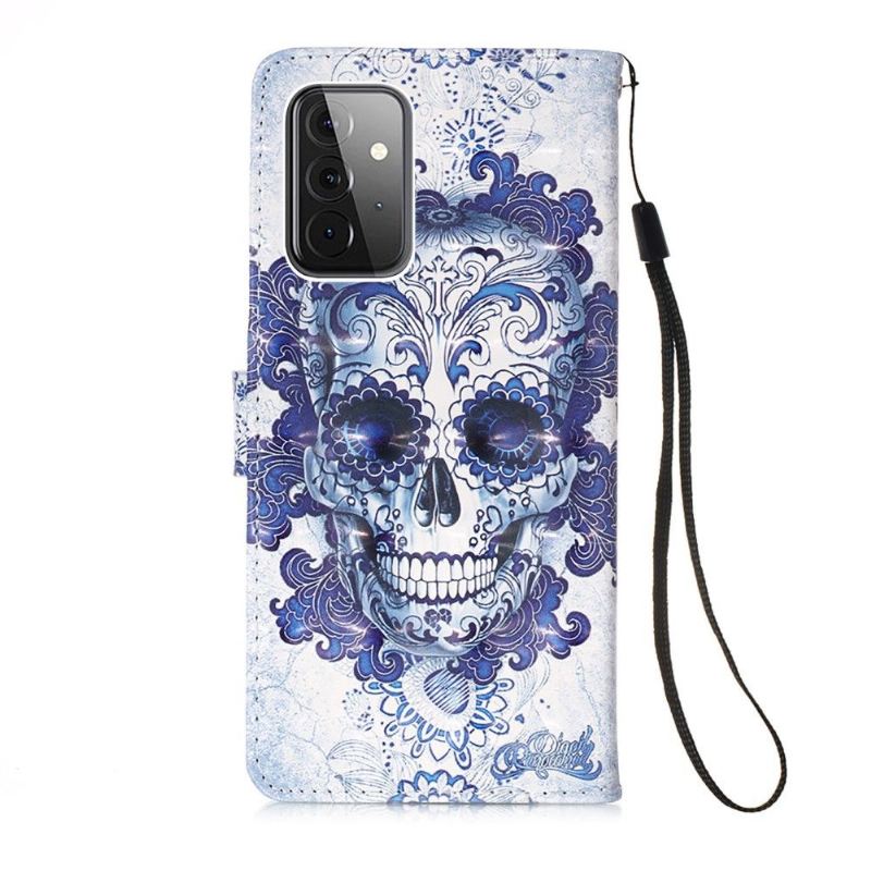 Lederhüllen Für Samsung Galaxy A72 4G / A72 5G Calavera-muster