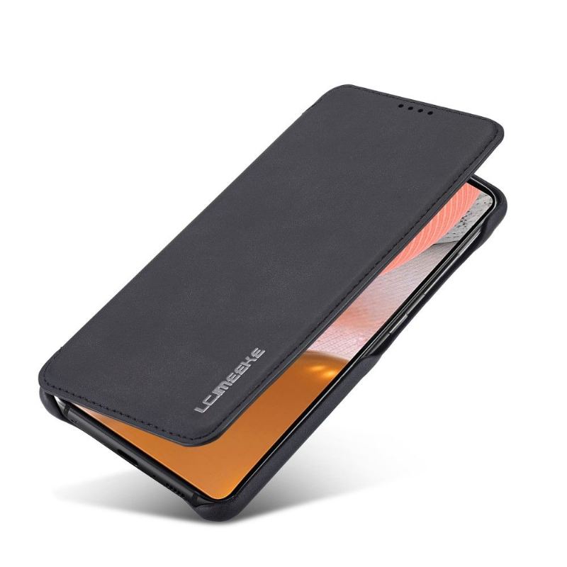 Lederhüllen Für Samsung Galaxy A72 4G / A72 5G Flip Case Lc.imeeke Kunstleder