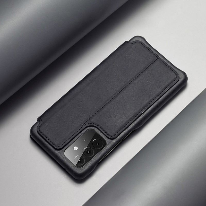 Lederhüllen Für Samsung Galaxy A72 4G / A72 5G Flip Case Lc.imeeke Kunstleder