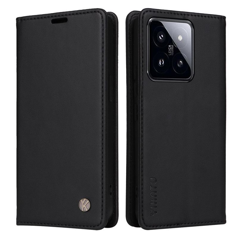 Flip Case Xiaomi 14 Pro Yikatu-lederstil