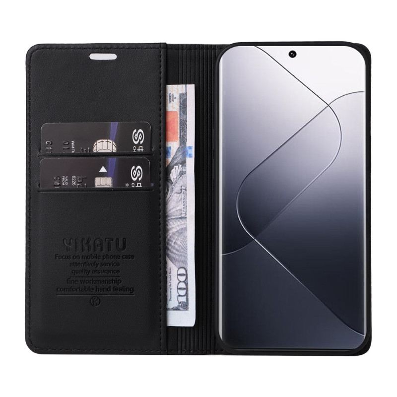 Flip Case Xiaomi 14 Pro Yikatu-lederstil