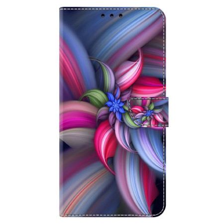 Lederhüllen Xiaomi 14 Pro Bunte Blumen