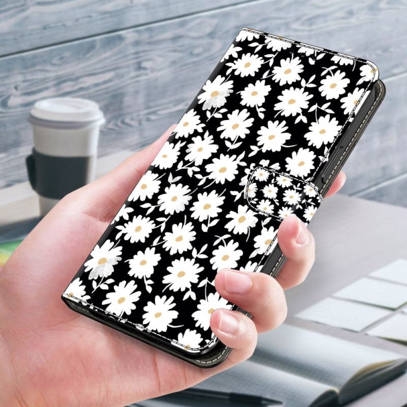 Lederhüllen Xiaomi 14 Pro Handyhülle Blumen