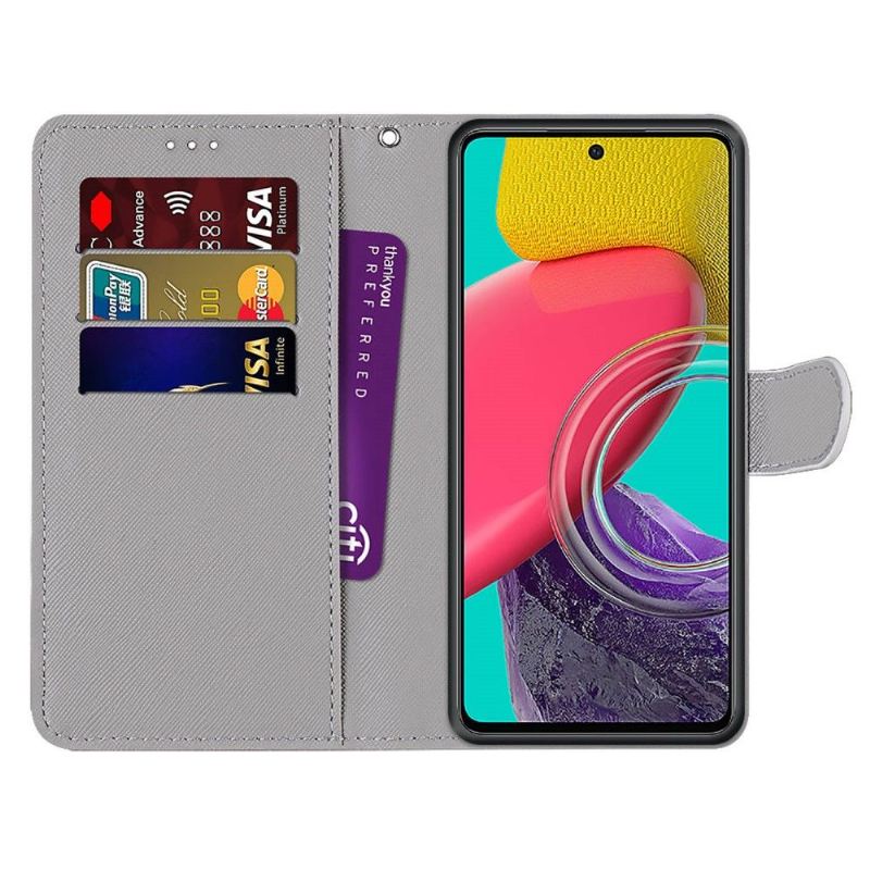 Flip Case Für Samsung Galaxy M53 5G Radioaktives Symbol