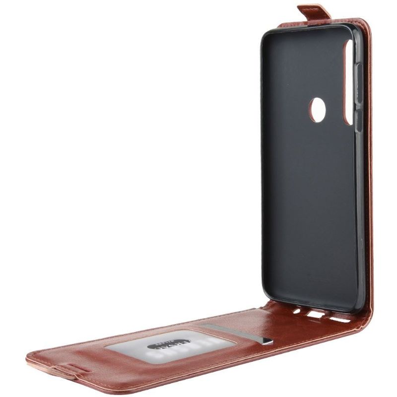 Case Für Motorola Moto G8 Plus Anti-Sturz Flip Case Vertikales Kunstleder