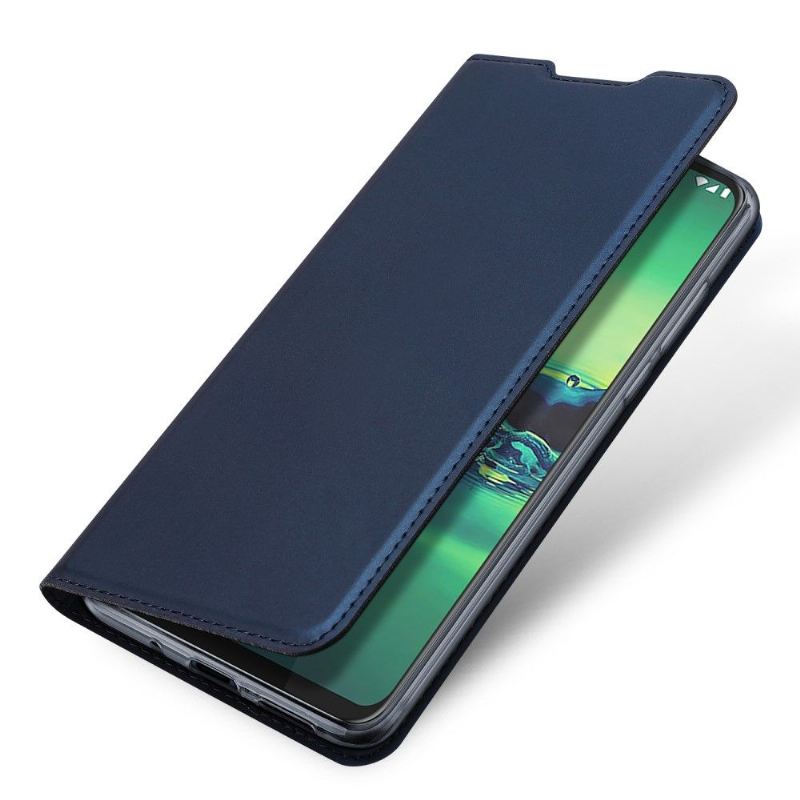 Flip Case Für Motorola Moto G8 Plus Kartenetui Mit Satineffekt