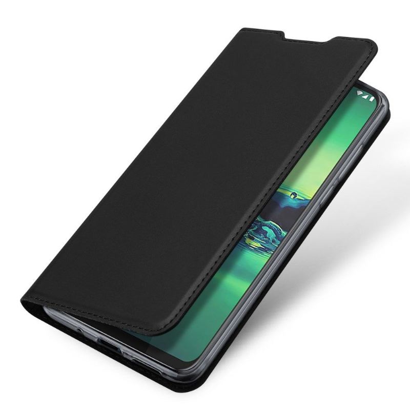 Flip Case Für Motorola Moto G8 Plus Kartenetui Mit Satineffekt