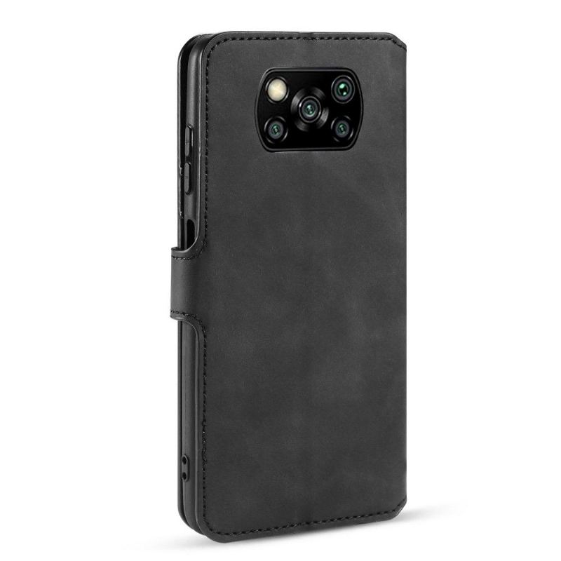 Flip Case Für Poco X3 / X3 Pro / X3 NFC Dg Ming Retro-stil