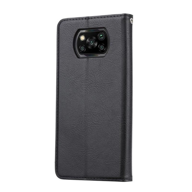 Flip Case Für Poco X3 / X3 Pro / X3 NFC Kartenhalter Aus Kunstleder