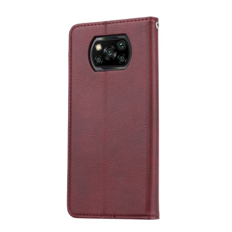 Flip Case Für Poco X3 / X3 Pro / X3 NFC Kartenhalter Aus Kunstleder