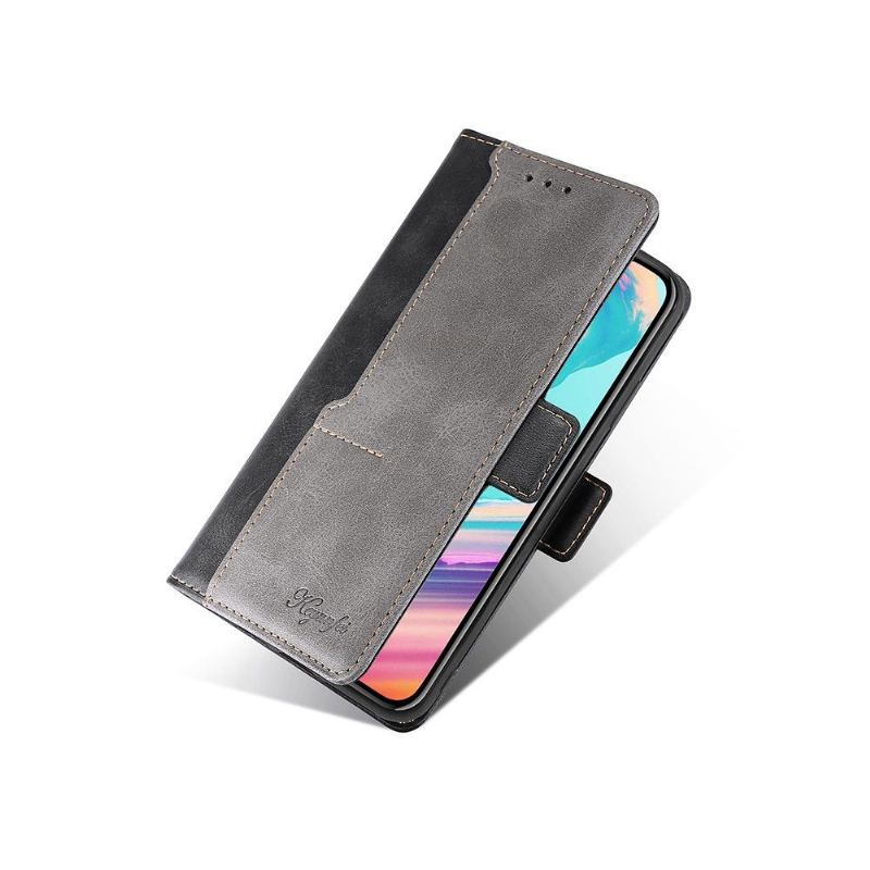 Flip Case Für Poco X3 / X3 Pro / X3 NFC Keyunfei Kunstleder Zweifarbig