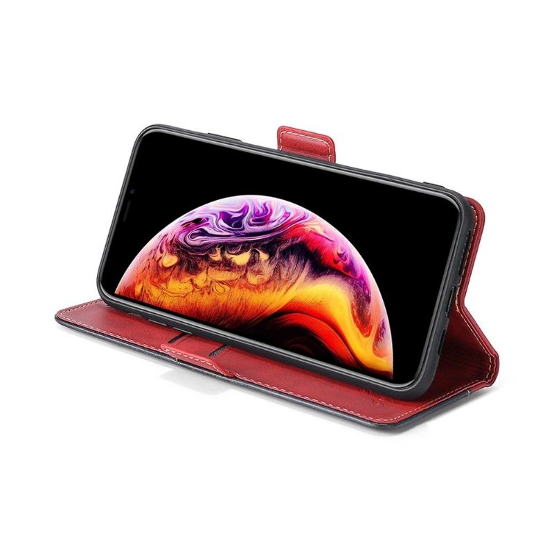 Flip Case Für Poco X3 / X3 Pro / X3 NFC Keyunfei Kunstleder Zweifarbig