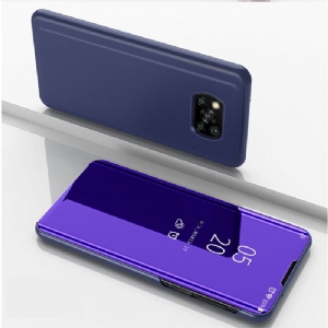 Hülle Für Poco X3 / X3 Pro / X3 NFC Flip Case Spiegeleffekt