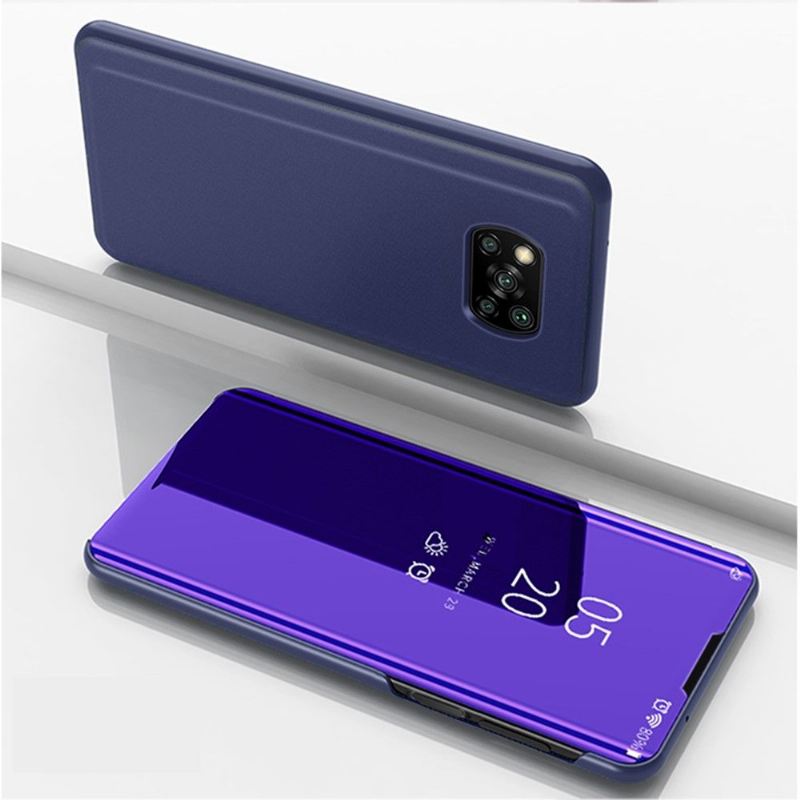 Hülle Für Poco X3 / X3 Pro / X3 NFC Flip Case Spiegeleffekt