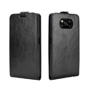 Lederhüllen Für Poco X3 / X3 Pro / X3 NFC Anti-Sturz Flip Case Vertikales Kunstleder