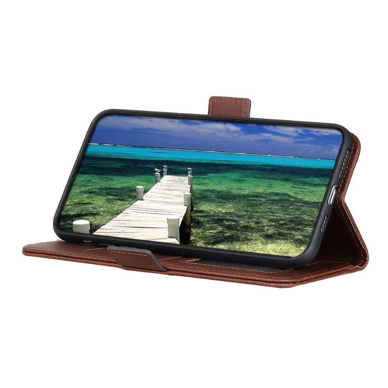 Case Für Asus Zenfone 8 Flip Brieftasche Flip Case Matter Lederbezug