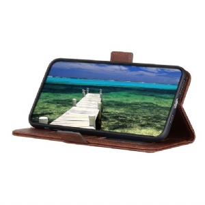 Case Für Asus Zenfone 8 Flip Brieftasche Flip Case Matter Lederbezug