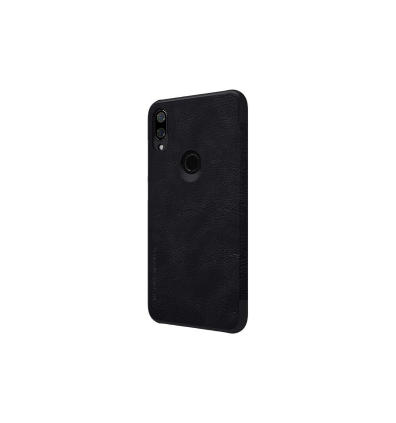 Flip Case Für Xiaomi Mi Play Nillkin Qin-lederhülle - Schwarz