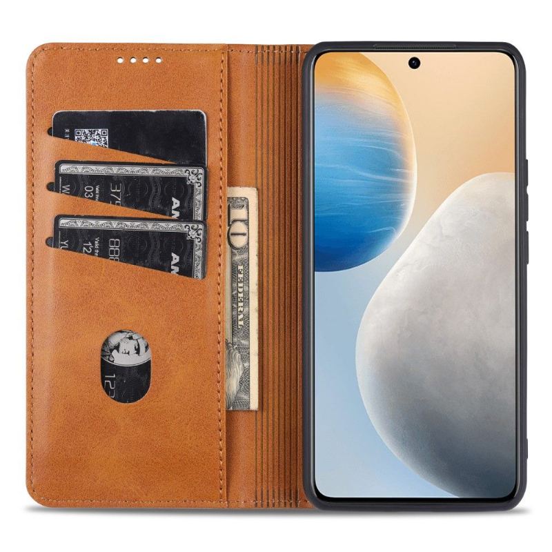 Case Für Vivo X60 Pro Geldbörse Azns Kunstleder