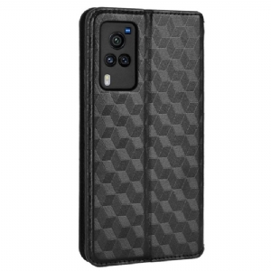 Flip Case Für Vivo X60 Pro Flip Case Entwurfsgeometrie