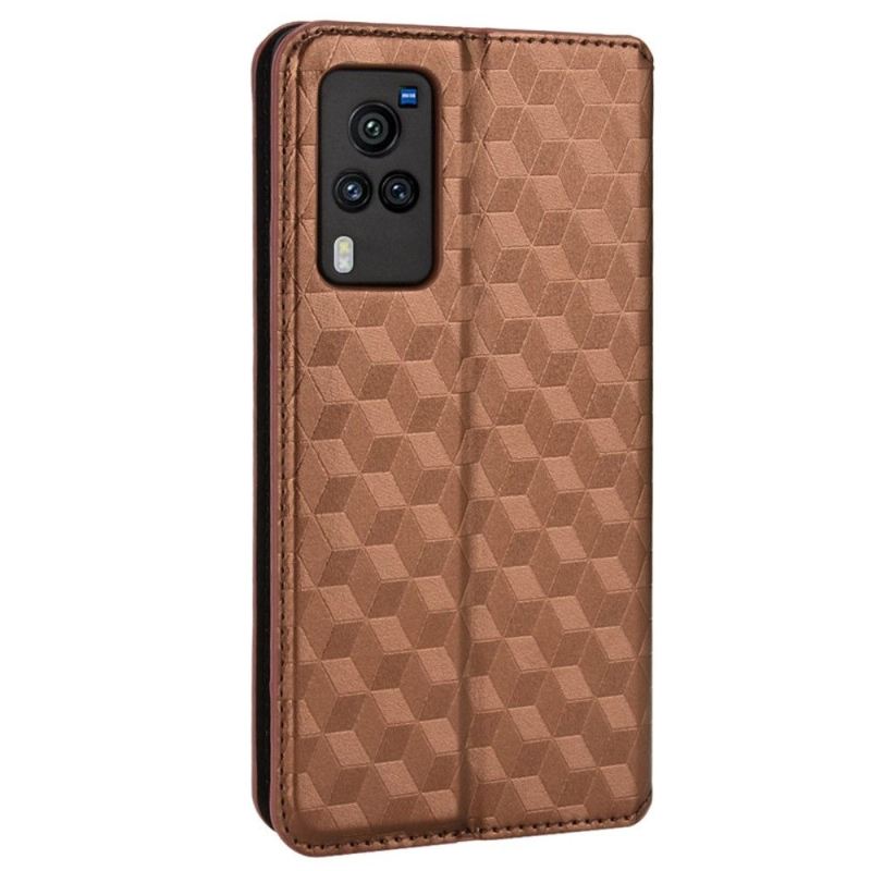 Flip Case Für Vivo X60 Pro Flip Case Entwurfsgeometrie