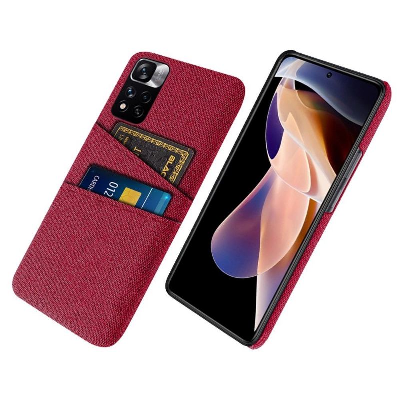 Handyhülle Für Xiaomi Redmi Note 11 Pro Plus 5G Stoffkartenhalter