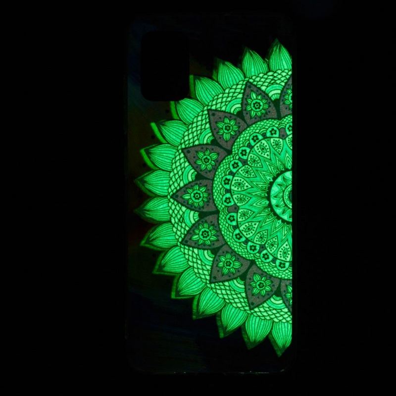 Hülle Für Xiaomi Redmi Note 11 Pro Plus 5G Fluoreszierendes Buntes Mandala