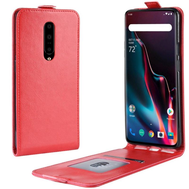 Case Für OnePlus 7 Pro Schutzhülle Flip Case Kunstleder Vertikal