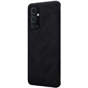 Flip Case Für OnePlus 9 Pro Ledereffekt Der Qin-serie