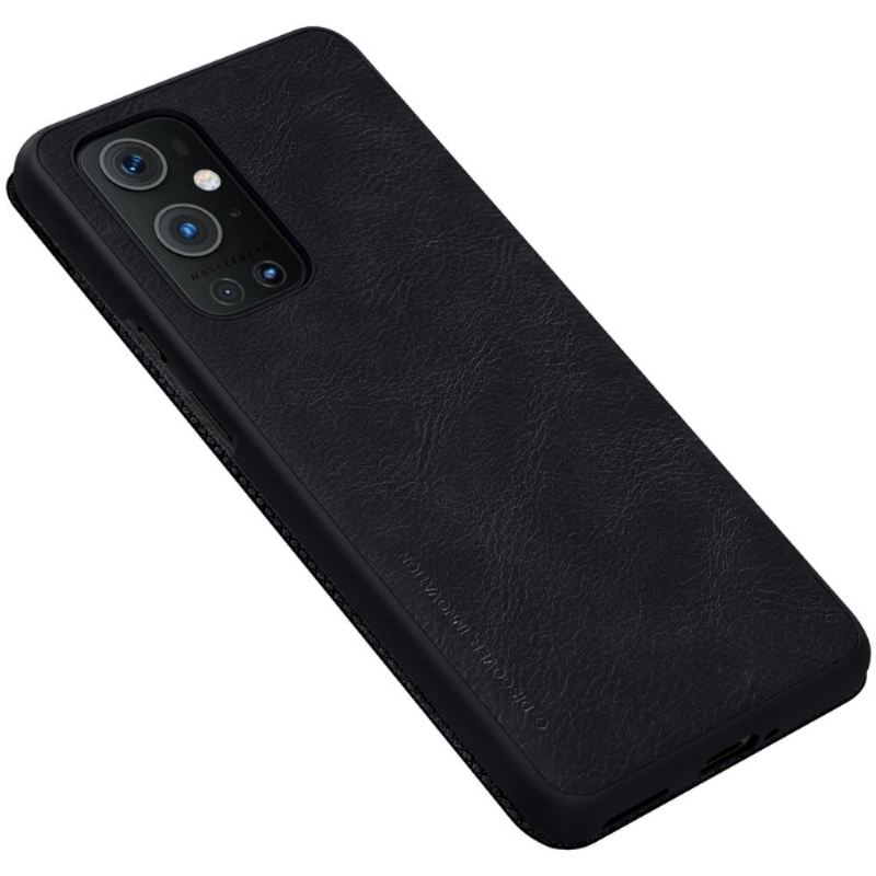 Flip Case Für OnePlus 9 Pro Ledereffekt Der Qin-serie