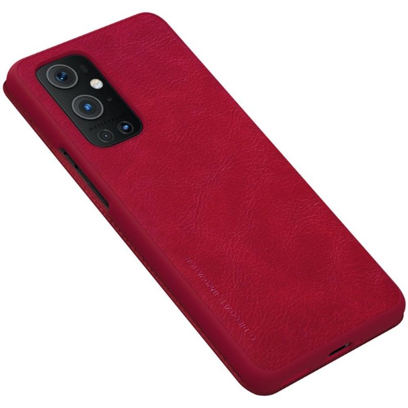 Flip Case Für OnePlus 9 Pro Ledereffekt Der Qin-serie