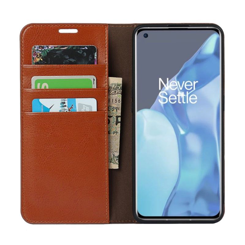 Flip Case Für OnePlus 9 Pro Lederkartenhalter Mit Stützfunktion