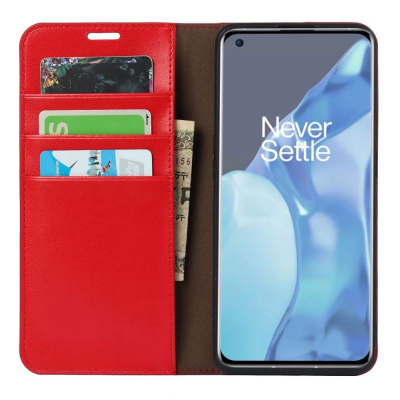 Flip Case Für OnePlus 9 Pro Lederkartenhalter Mit Stützfunktion