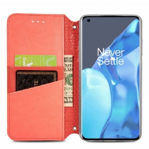 Lederhüllen Für OnePlus 9 Pro Schicker Mandala-ledereffekt