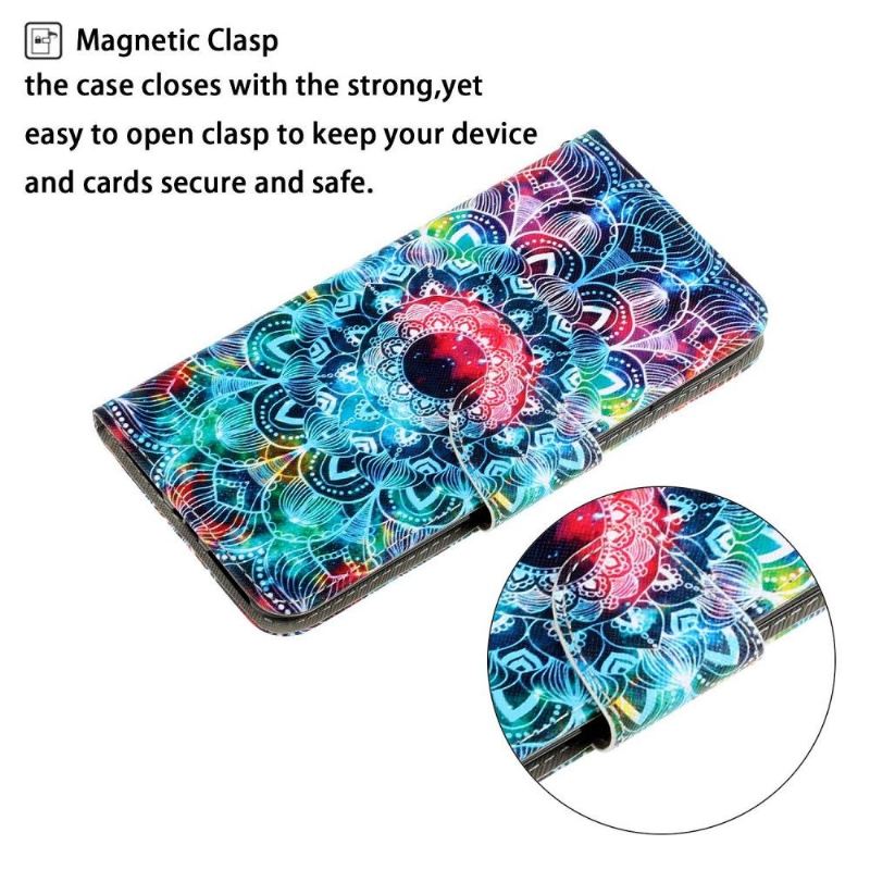 Flip Case Für Samsung Galaxy A13 4G Buntes Mandala