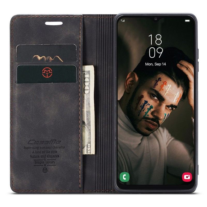 Flip Case Für Samsung Galaxy A13 4G Caseme 013 Serie Kunstleder