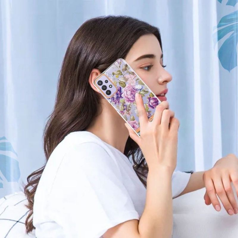 Hülle Für Samsung Galaxy A13 4G Blaue Rose