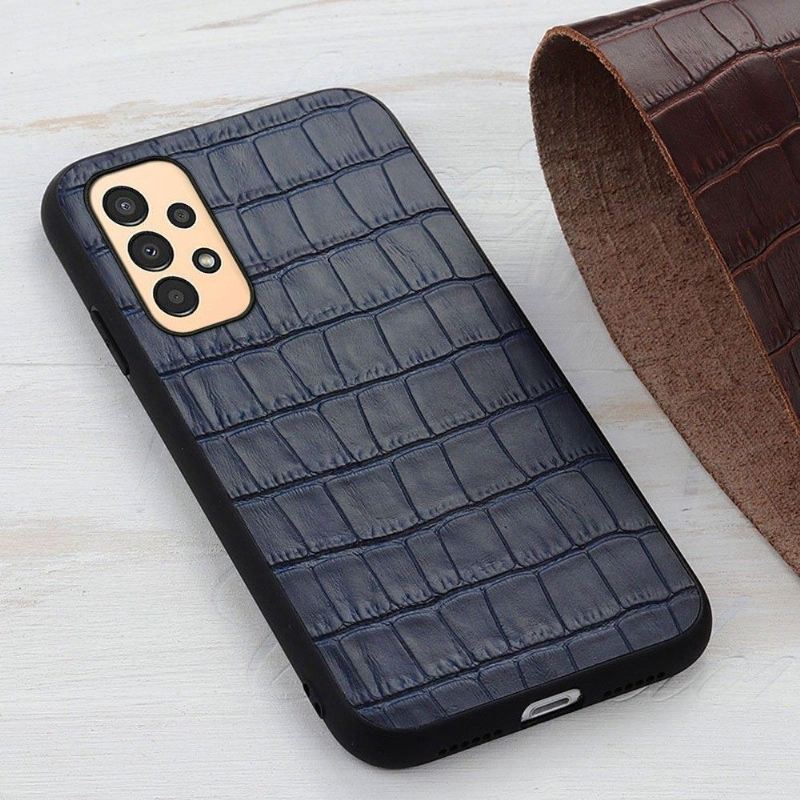 Hülle Für Samsung Galaxy A13 4G Chic Croco Skin Look